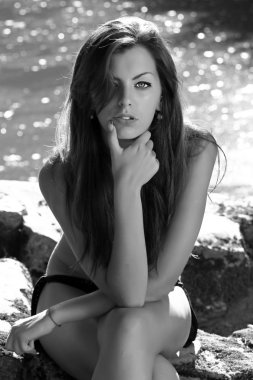 Güzel bir kızın portresi