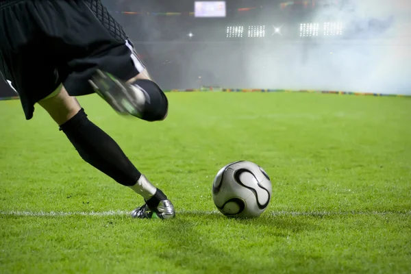 Goleiro de futebol — Fotografia de Stock