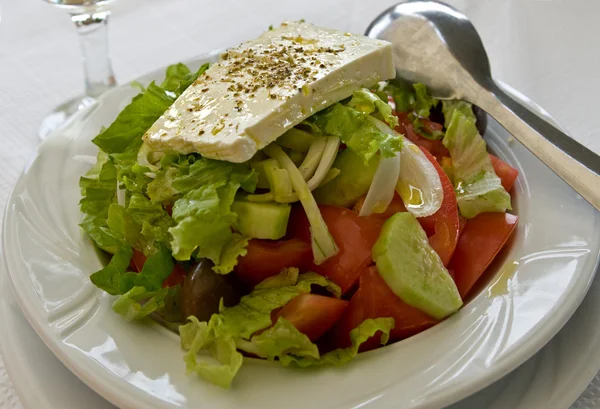 Griechischer Salat — Stockfoto