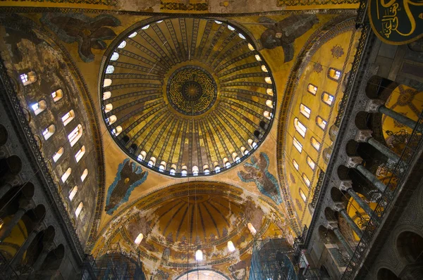 Innenansicht der Hagia sophia — Stockfoto