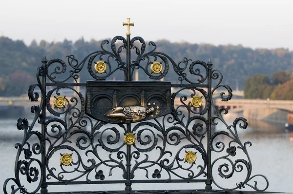 Konst Detaljer för charles överbryggar - prague — Stockfoto