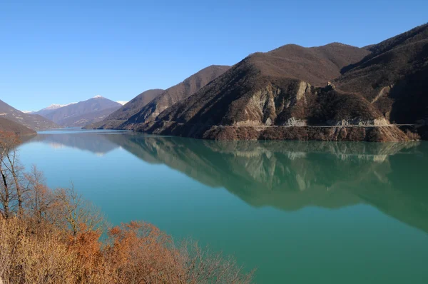 Georgia - Zhinvali Reservoir — Stock Photo, Image