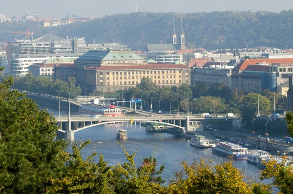 Top view of Prague — Stock Photo, Image