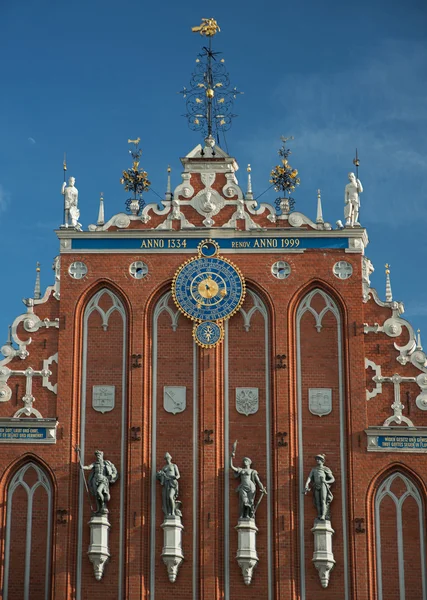 Riga - Casa de los Blackheads — Foto de Stock