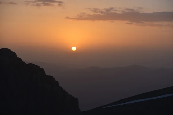 Anti-Toros Dağları (Alada? lar) - gün batımı — Stok fotoğraf