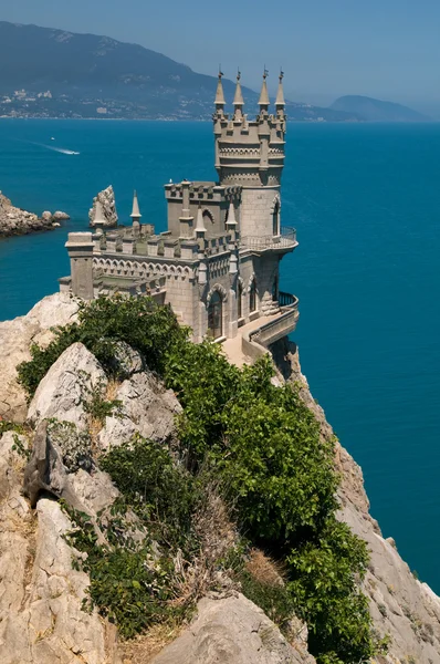 Crimea, castello di Nido di rondine Immagini Stock Royalty Free