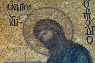 John the Baptist, Hagia Sophia, Istanbul clipart