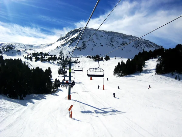 Ascensore in montagna — Foto Stock