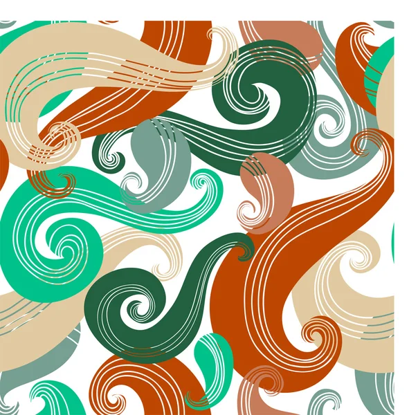 Colorful seamless wave pattern — Stock Vector