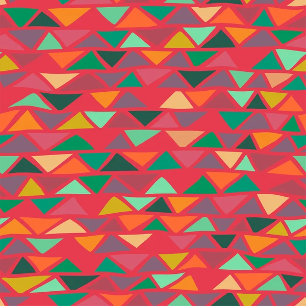 抽象的な三角形のシームレスなパターン — ストックベクタ
