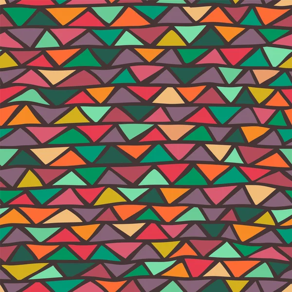 Patrón sin costura triángulo abstracto — Archivo Imágenes Vectoriales