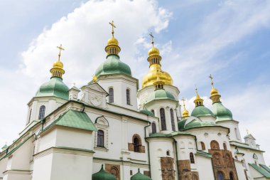 Kiev, Ukrayna - 15 Haziran 2018: Kiev Pechersk Lavra. Kiev Mağara Manastırı