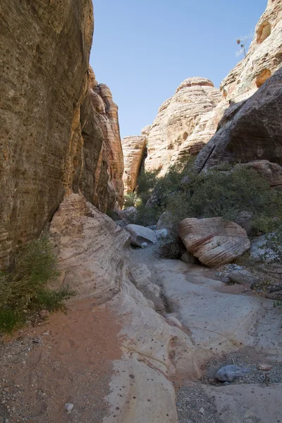 Klippformationer i red rock canyon — Stockfoto
