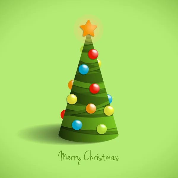 Árbol de Navidad — Vector de stock