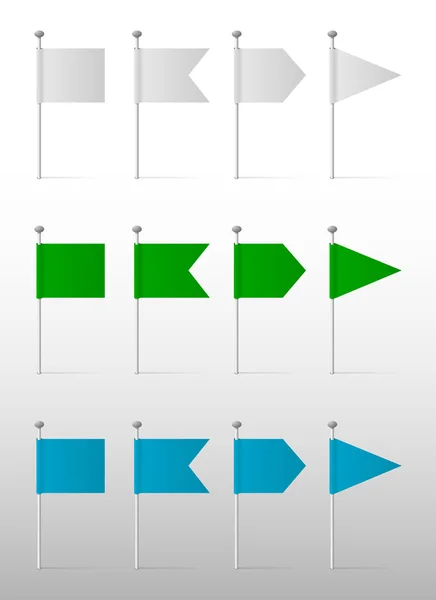 on iki renkli bayraklar