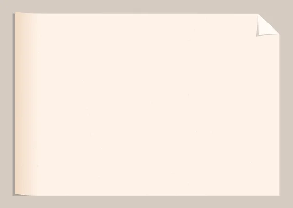 用紙のシート — ストックベクタ