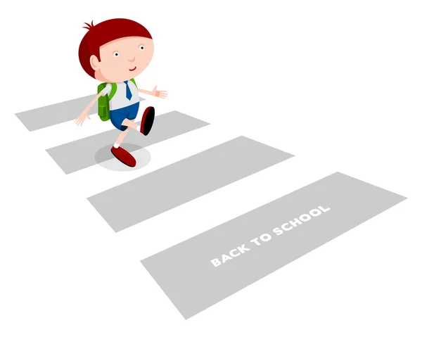 çocuk okula gidiyor