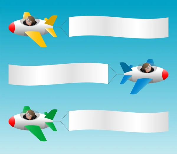 üç uçak afiş çekin