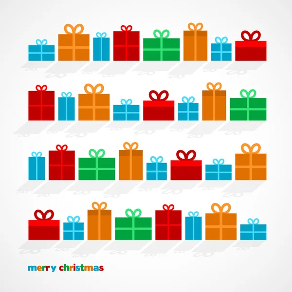 Cadeaux de Noël — Image vectorielle