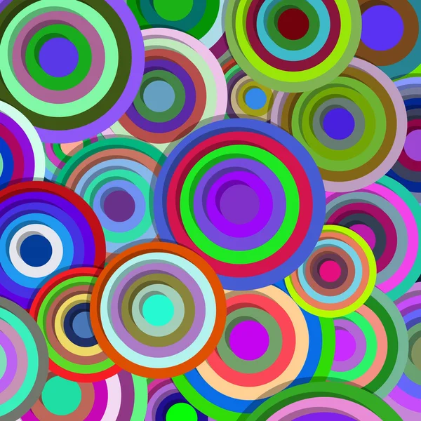 彩色的圆 — 图库矢量图片