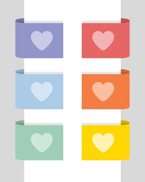 düz renk etiketleri