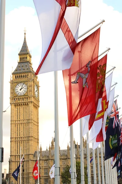 Big ben, hodinová věž, Londýn, Anglie — Stock fotografie