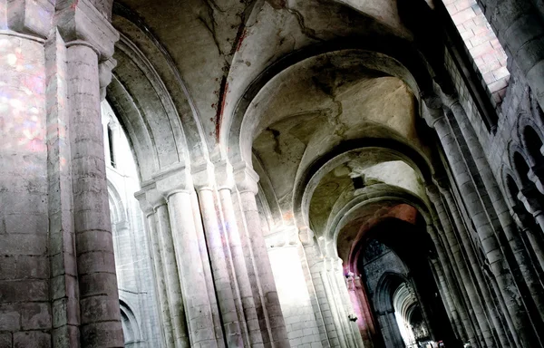 Gothic cathedral interior — Stock Photo, Image