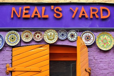 renkli neal's yard, covent garden, Londra