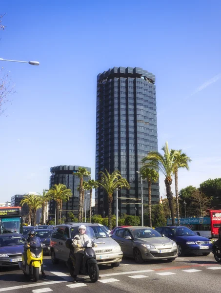 Avenida Diagonal, Barcelona — Fotografia de Stock