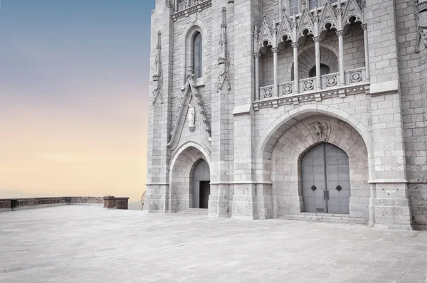Tibidabo church, Barcelona — Stock Photo, Image