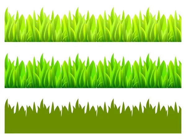Відбитий векторний візерунок трави — стоковий вектор