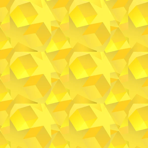 Abstrato amarelo estrela padrão fundo —  Vetores de Stock