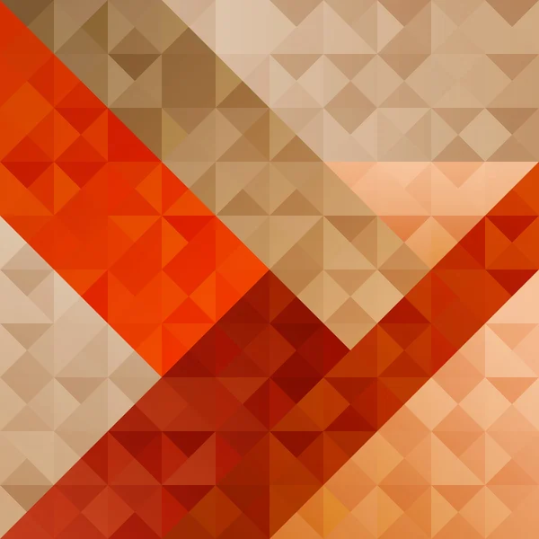 Geometric Orange Abstract Pattern — Stock Vector