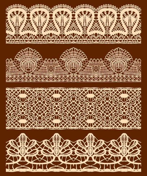 Eléments design vintage, rétro sans couture — Image vectorielle