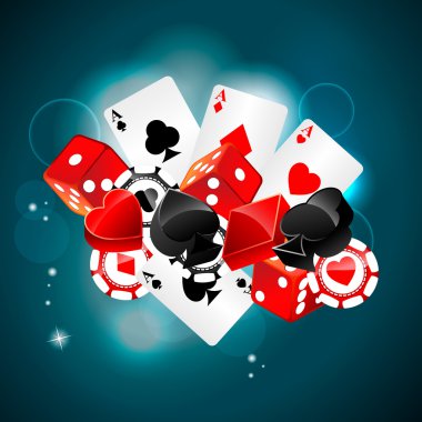 Casino oyun kağıdı eleman