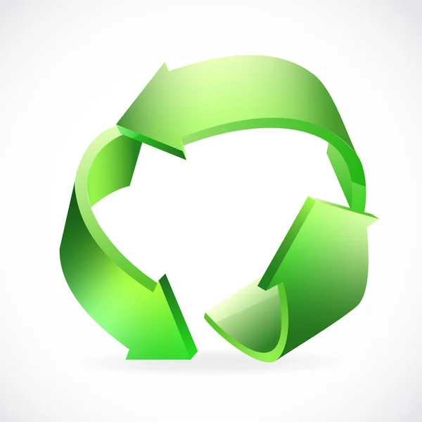 Recycle Logo green — Stock Vector