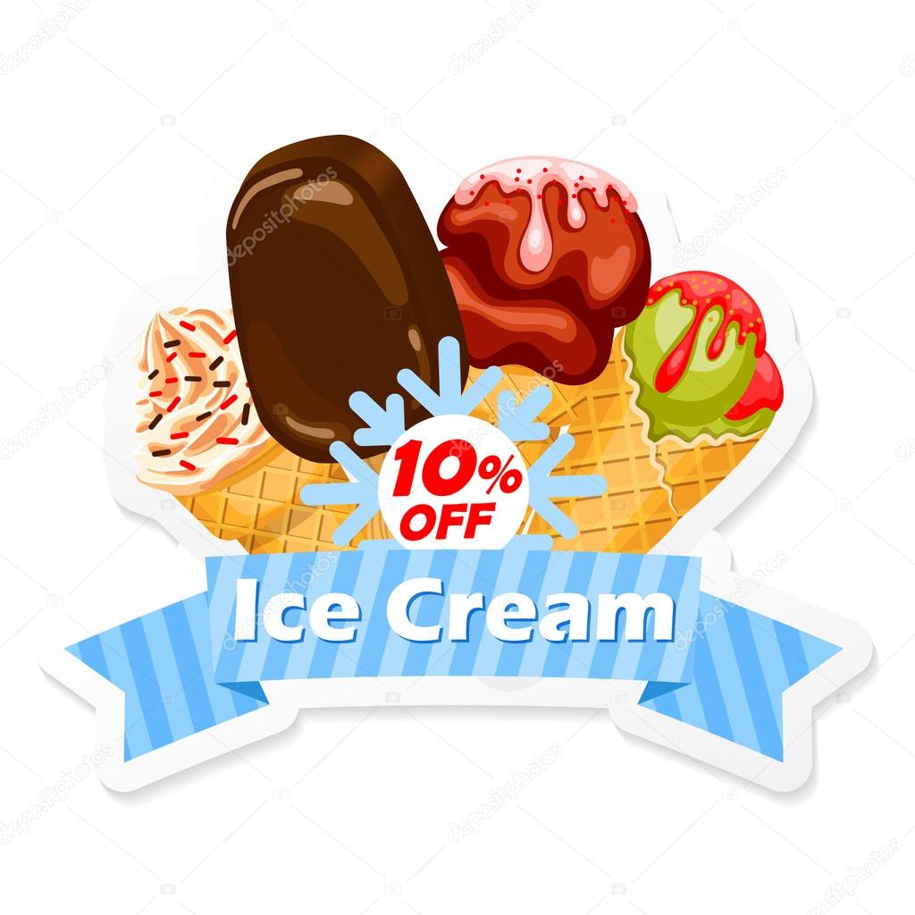 Ice Cream label