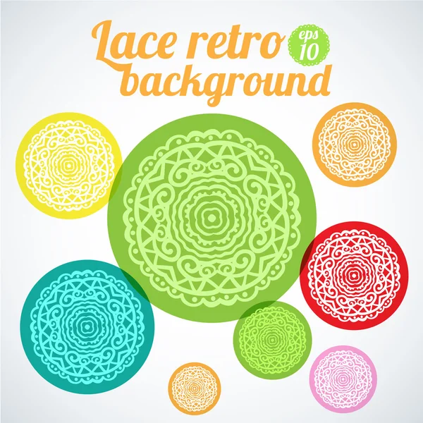 Background with colorful hand drawn elements — Stock Vector
