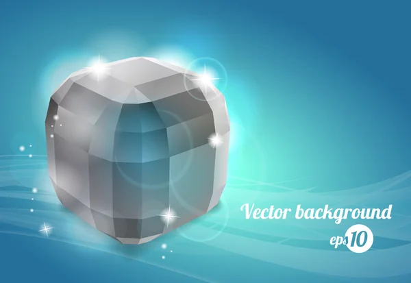 Vector crystal achtergrond — Stockvector