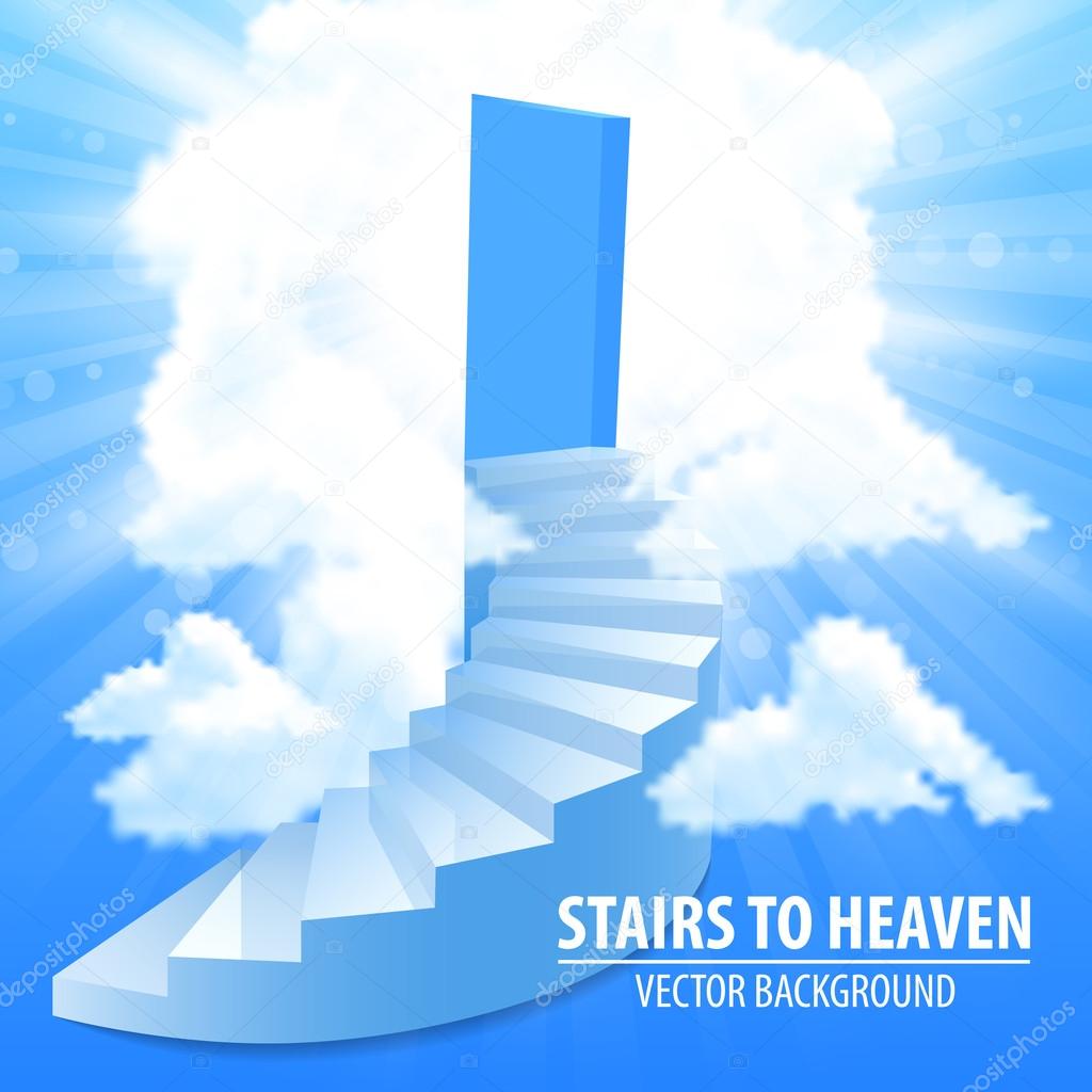 Stairway to heaven Royalty Free Vector Image - VectorStock
