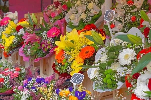 Čerstvé Květiny Kytice Květinářství Francouzská Květinářství — Stock fotografie