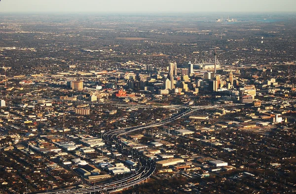 Vista aérea de san antonio — Fotografia de Stock