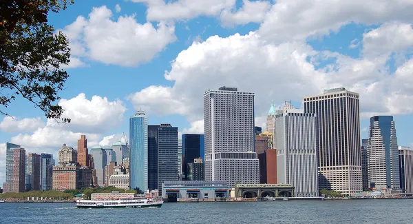 Rascacielos en Lower Manhattan, Nueva York — Foto de Stock