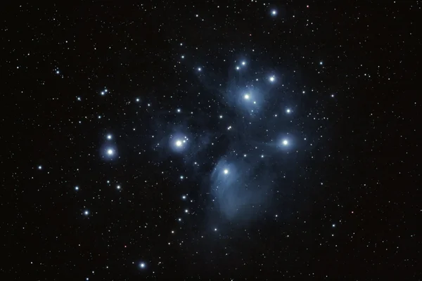 Pleiades Star Cluster Stock Photo