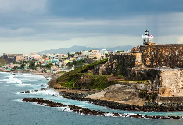 El Morro erőd, San Juan, Puerto Rico Stock Kép