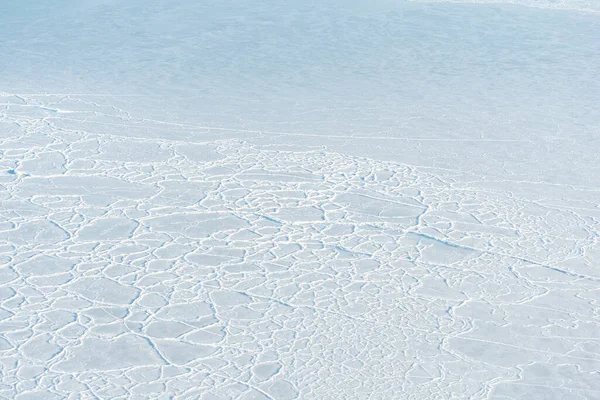 凍った海氷の質感 — ストック写真