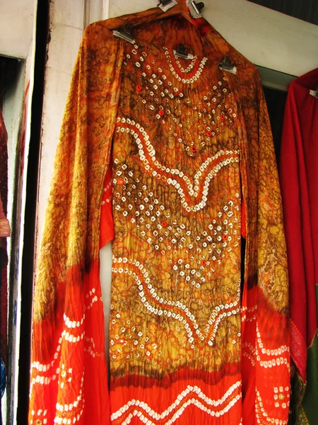 Indian dress in the shop — Stock Photo, Image