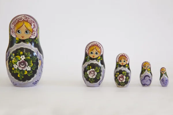 Russian dolls — Stock Photo, Image