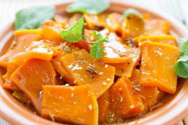 Bal soslu Fırında kabak