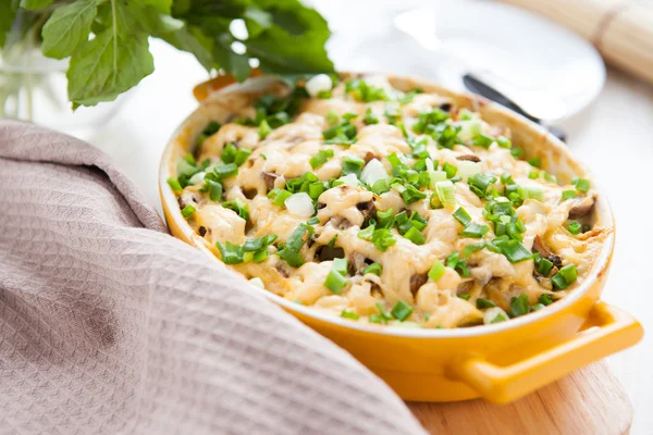 Plantaardige casserole met kaas — Stockfoto